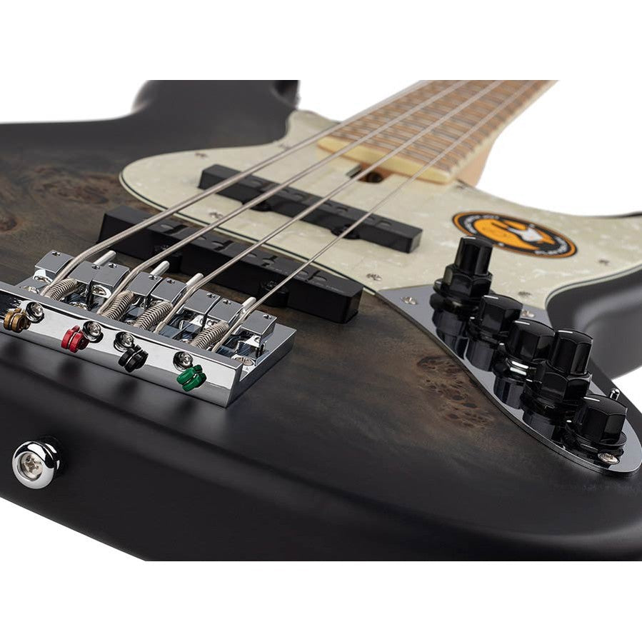 Sire V7 SR4/TBKS Marcus Miller Reissue swamp ash 4-snarige actieve basgitaar Transparent Black Satin