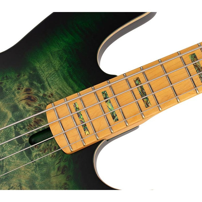 Sire V10 4/TGRS Marcus Miller 4-snarige actieve basgitaar Transparent Green Satin