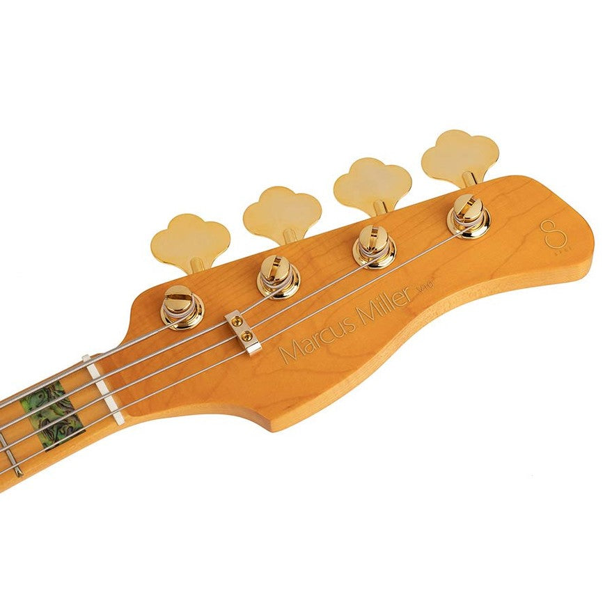 Sire V10 4/TGRS Marcus Miller 4-snarige actieve basgitaar Transparent Green Satin