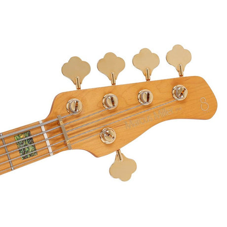 Sire V10 5/TBKS Marcus Miller 5-snarige actieve basgitaar Transparent Black Satin