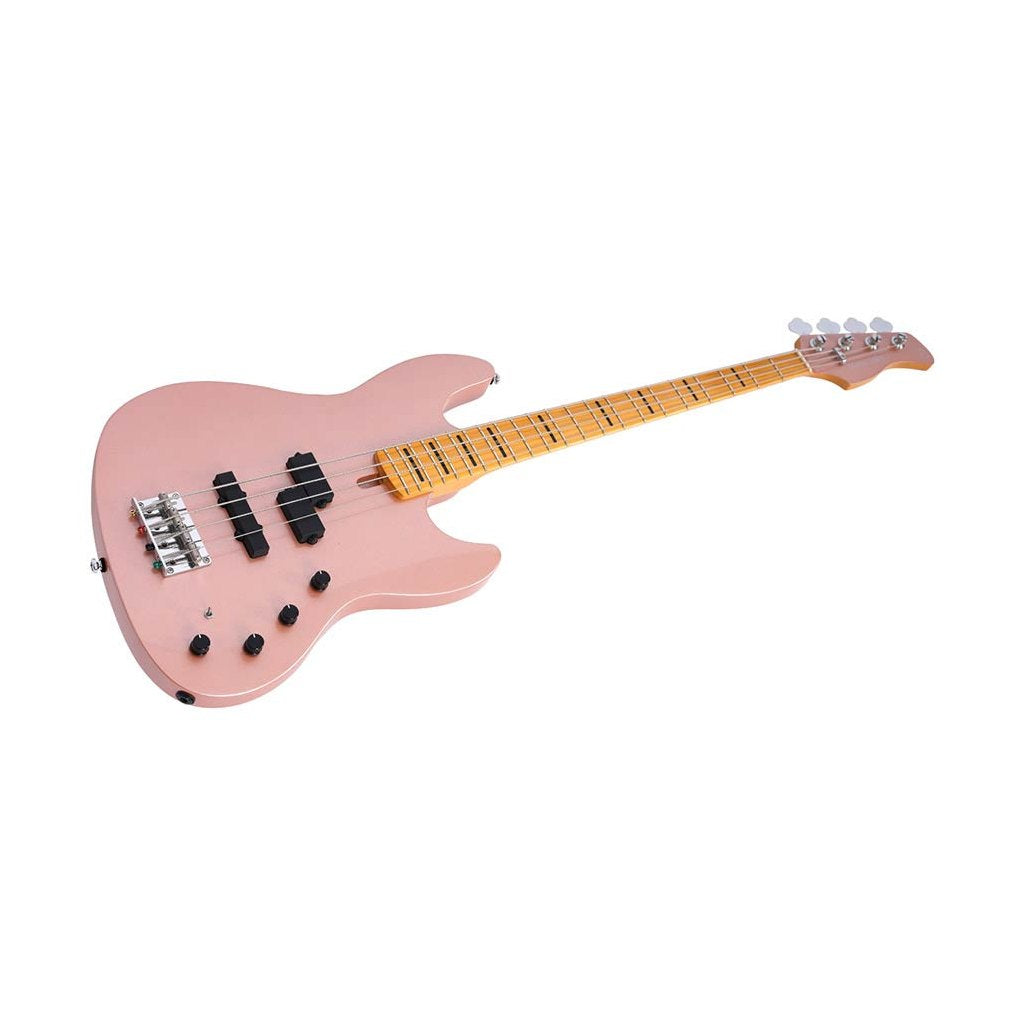 Sire U7 4/RGD Marcus Miller actieve 4-snarige basgitaar Rosegold