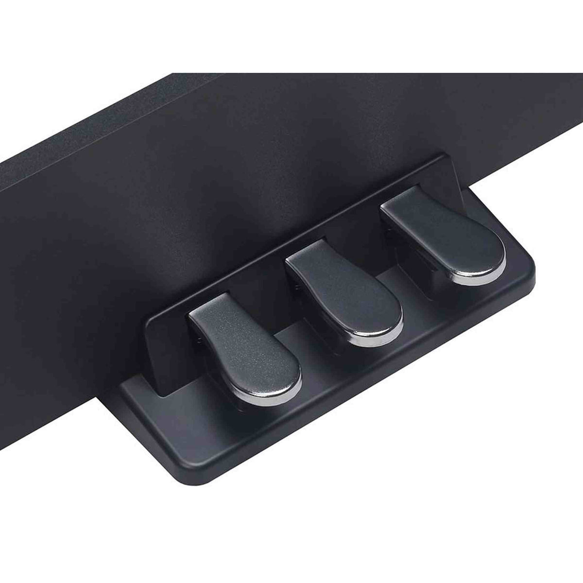 Medeli ST450/BK houten standaard met 3 pedalen voor SP-C120 / SP-A500 – Zwart