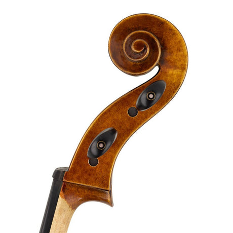 Rudolph RC-1578-A cello 7/8, volledig massief, olie lak met lichtbruine antieke afwerking, Europees hout