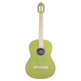 Valencia VC354HGN Klassieke Gitaar 4/4 – Sitka Spar & Mahonie, Groen, Inclusief Tas, Standaard en Stemapparaat