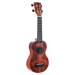 Mahalo MA1KA Artist Elite Series Soprano Ukulele Flame Koa