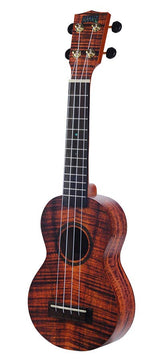 Mahalo MA1KA Artist Elite Series Soprano Ukulele Flame Koa