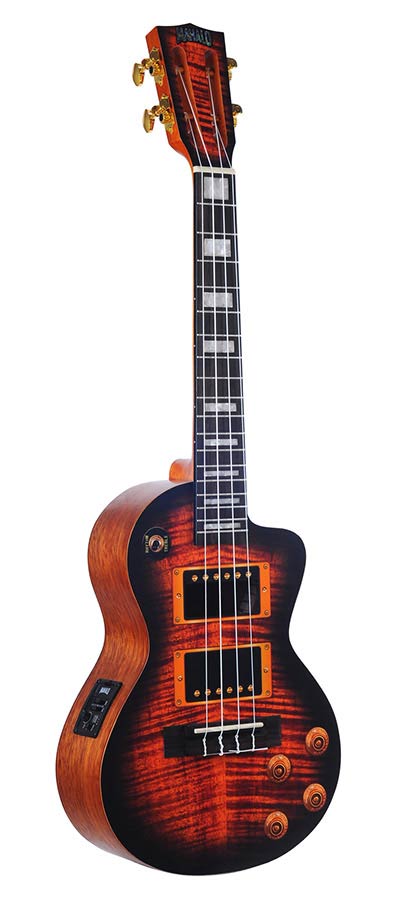 Mahalo MA3EG Artist Elite Series Tenor Ukulele Elektrische Gitaar Design
