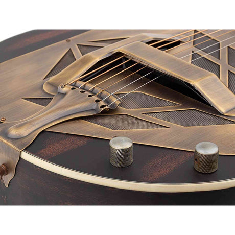 Royall CH12SC/BRS Chess Cutaway SC Tricone Resonator 12-Fret – Okoumé, Brown Satin, Lipstick PU, Softcase