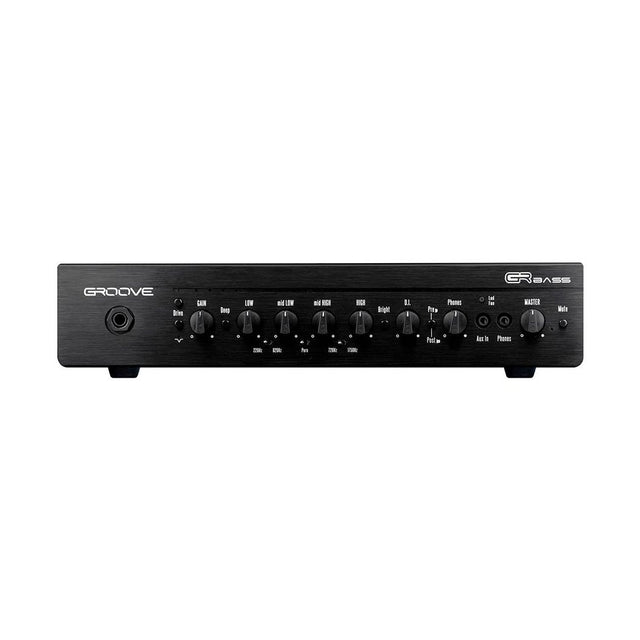 GR Bass GROOVE1200 Basversterker Top – 1200W, Buispreamp, Class D, DI & FX Loop