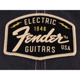 Fender 9122421203 Transition Logo Patch Pet – Zwart/Steen, One Size