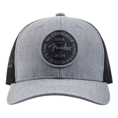 Fender 9122421501 Stratocaster 70th Anniversary Badge Pet – Grijs Heather, One Size