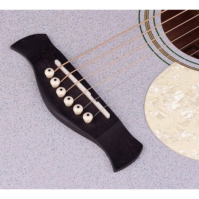 Richwood HSA-55-GS Heritage Series auditorium akoestische westerngitaar zilver metallic