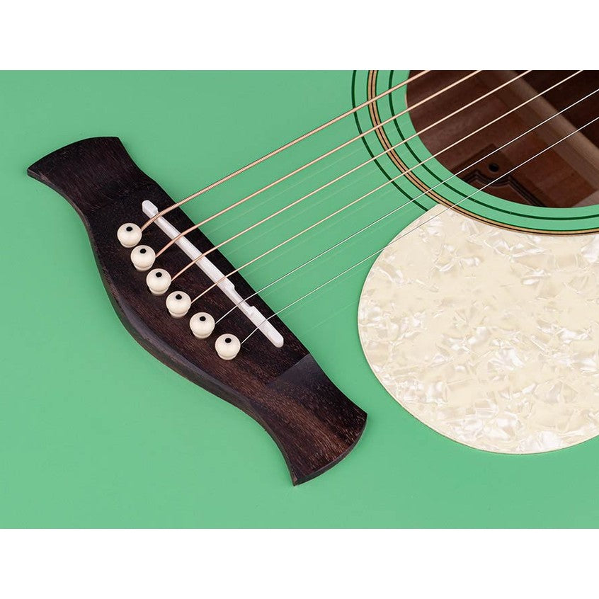 Richwood HSD-55-GN Heritage Series dreadnought akoestische westerngitaar mint groen