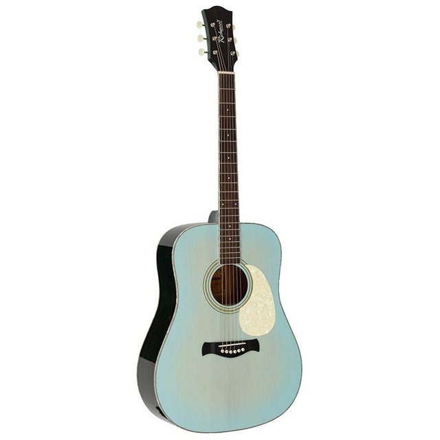 Richwood HSD-55-LB Heritage Series dreadnought akoestische westerngitaar licht blauw