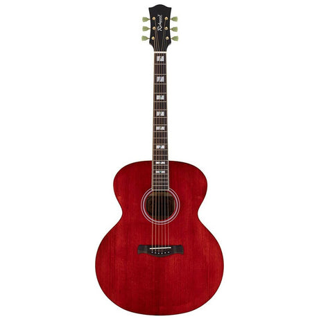 Richwood HSJS-42-TRD Heritage Series jumbo akoestische western gitaar rood