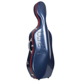 BAM GRAF1005XLB Graffiti Hightech cellokoffer 4/4 navy blue 4 kg