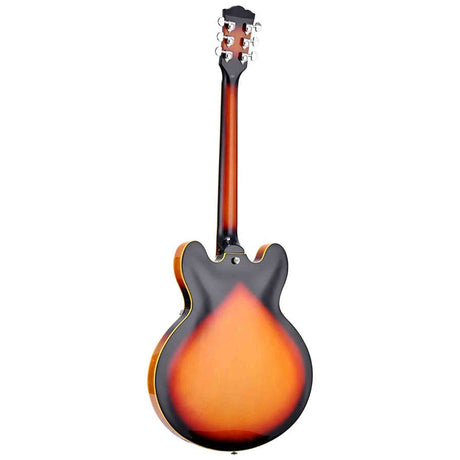 SX SEL6/VS archtop gitaar – 2 humbuckers, esdoorn body, Vintage Sunburst + gigbag