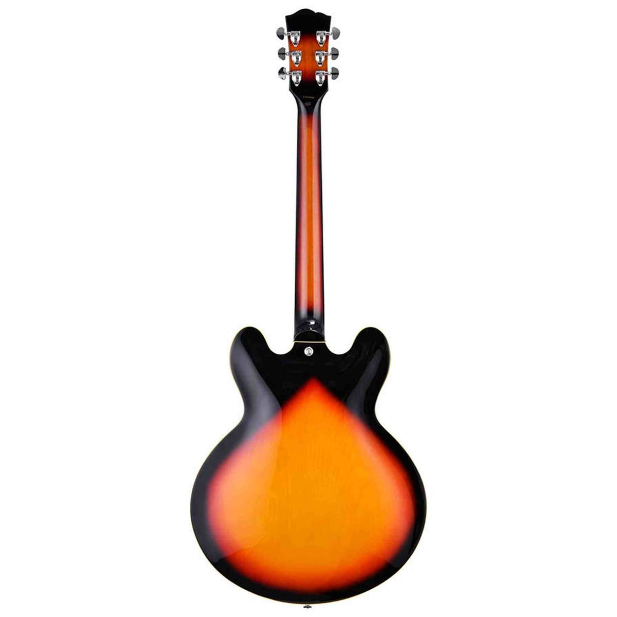 SX SEL6/VS archtop gitaar – 2 humbuckers, esdoorn body, Vintage Sunburst + gigbag