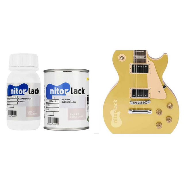NitorLACK N167019108 NitorPOL Polyurethaanlak Gloss Yellow – 500 ml + 250 ml Verharder