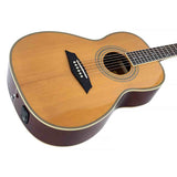 Sire A4PSNT Larry Carlton akoestische parlor gitaar – solid top, SIB elektronica, Natural
