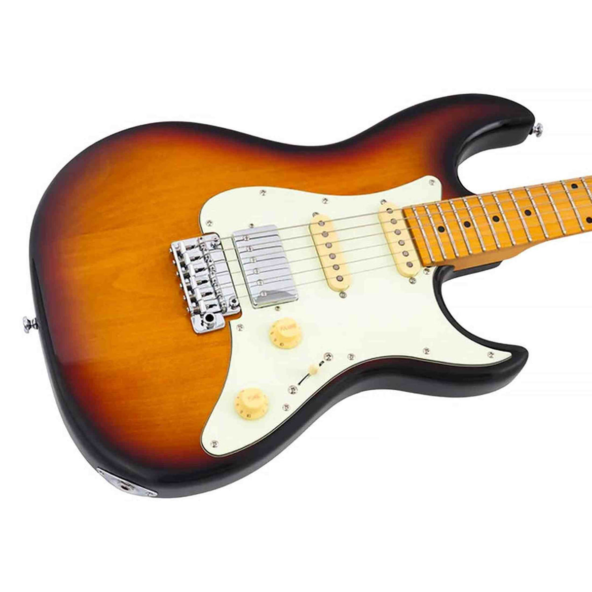 Sire S5 HSS/3TS Larry Carlton elektrische gitaar – S-Style, alder body, 3-Tone Sunburst, HSS-configuratie