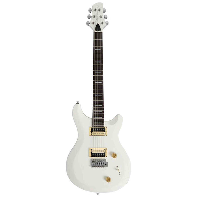 Sire Q3/AWH Larry Carlton elektrische gitaar – Q-Style, mahonie body, Antique White, HH-configuratie, coil-split, 22 frets