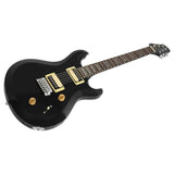 Sire Q3/BK Larry Carlton elektrische gitaar – Q-Style, mahonie body, Black, HH-configuratie, coil-split, 22 frets