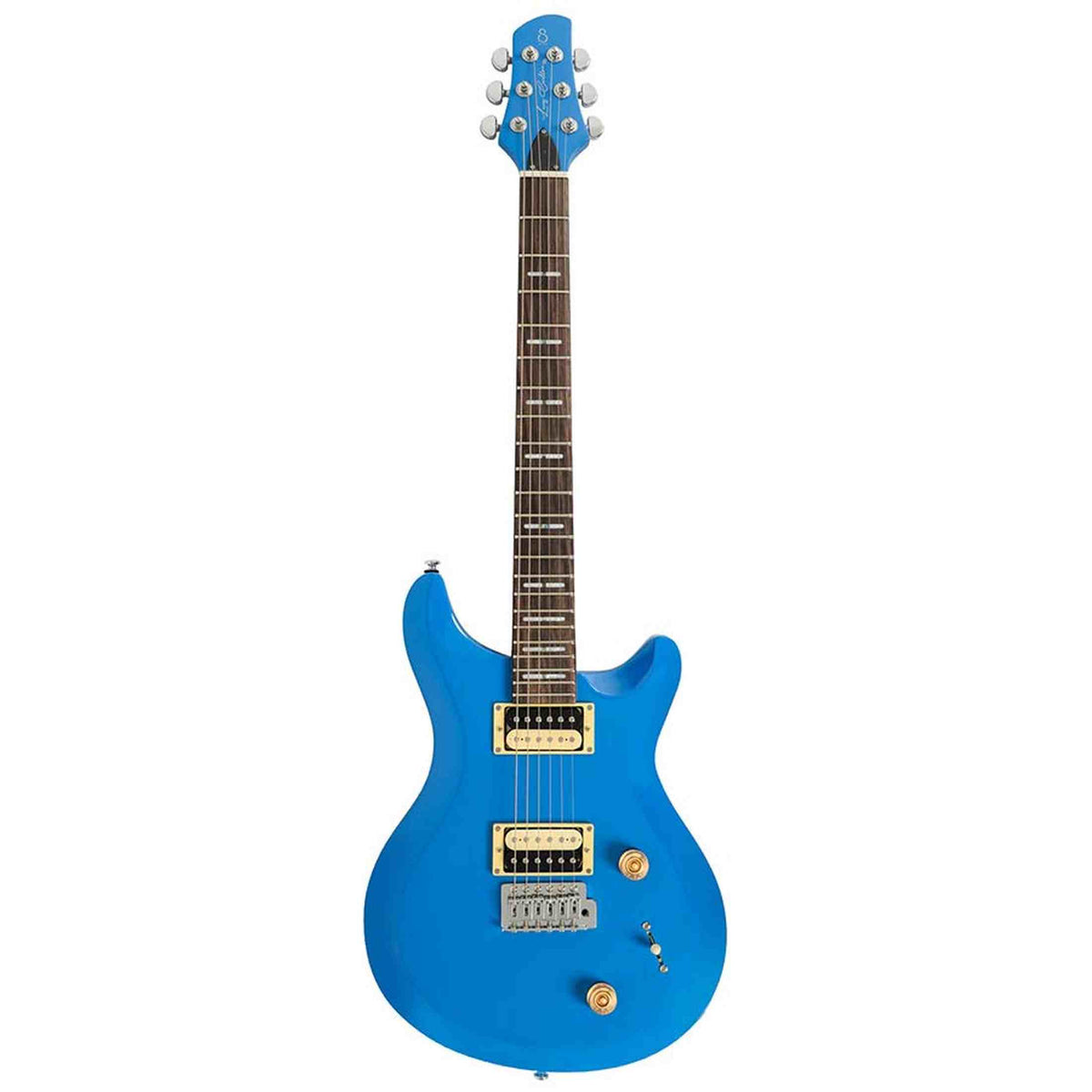 Sire Q3/MB Larry Carlton elektrische gitaar – mahonie body, HH-configuratie, Midnight Blue
