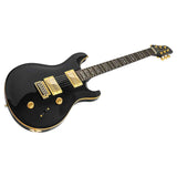 Sire Q7/BK Larry Carlton elektrische gitaar – mahonie + maple top, HH-configuratie, Black