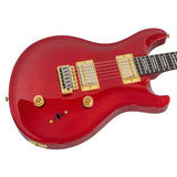 Sire Q7/RSP Larry Carlton elektrische gitaar – mahonie + maple top, HH-configuratie, Red Sparkle