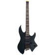 Sire X6H6/BKS elektrische gitaar – Headless, mahonie met maple top, Black Satin, HH-configuratie, stainless frets, met gigbag