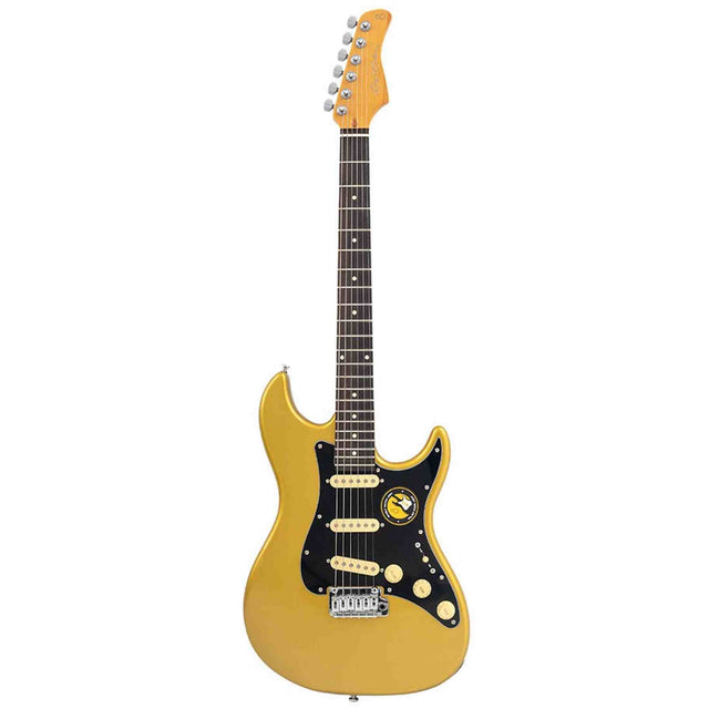 Sire S3N MGO New Gen Larry Carlton elektrische gitaar – S-Style, metallic goud, stainless steel frets