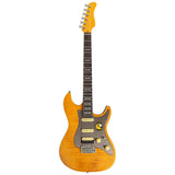 Sire S7N FM/NT New Gen Larry Carlton elektrische gitaar – S-Style, flamed alder body, Natural Satin, HSS-configuratie, stainless steel frets