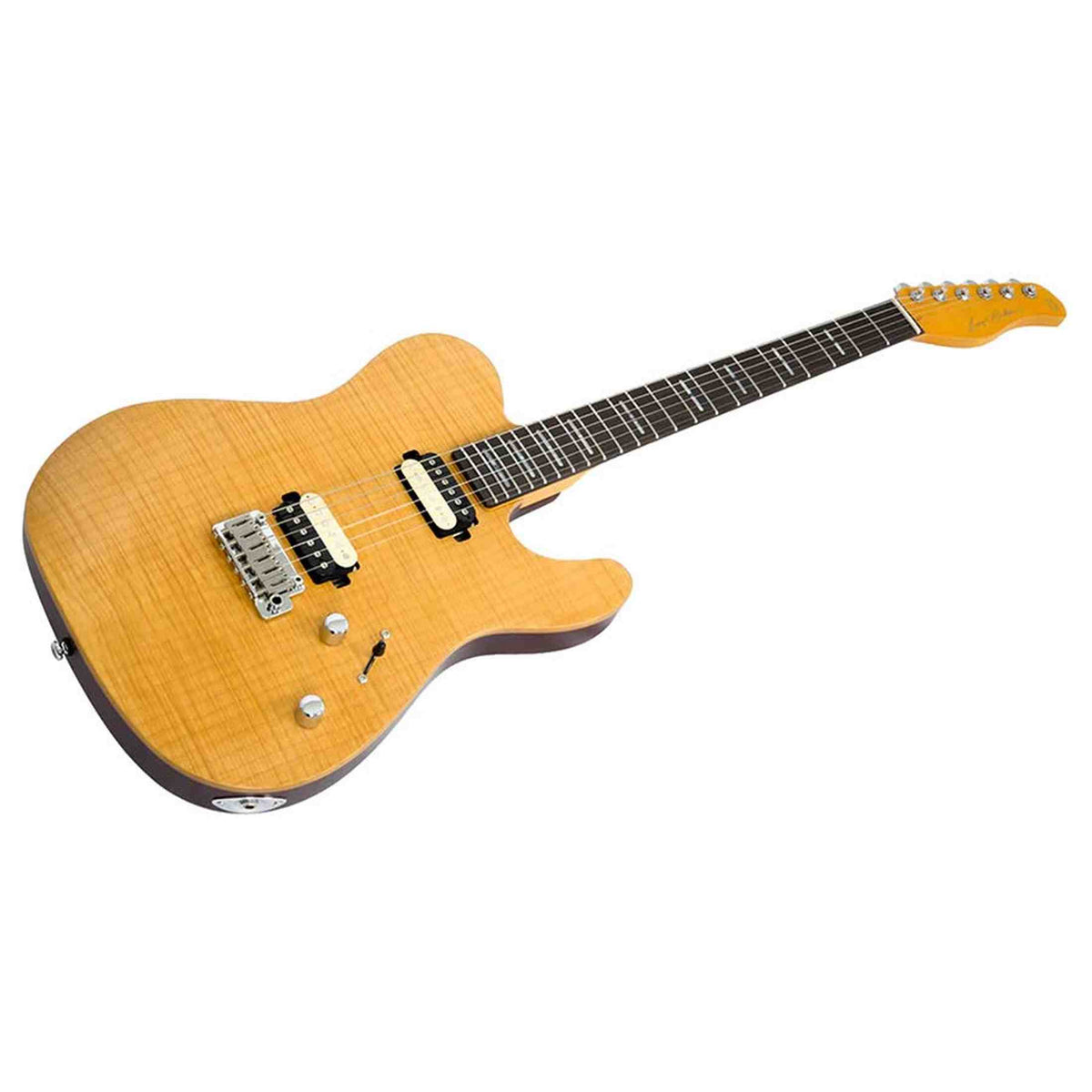 Sire T7N FM/NT elektrische gitaar – T-Style, Flamed North American Alder, Natural Satin, LC Super-Modern pickups, stainless frets, locking tuners