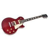 Sire L7N/CAR elektrische gitaar – L-Style, mahonie met maple top, Candy Apple Red, HH-configuratie, stainless frets, locking tuners