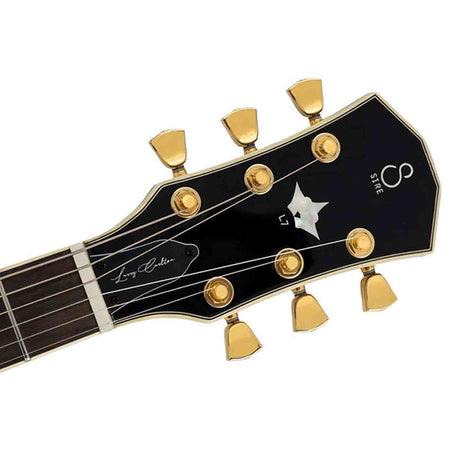 Sire L7VN/TS elektrische gitaar – L-Style, mahonie met flamed maple top, Tobacco Sunburst, P90 pickups, stainless frets, locking tuners
