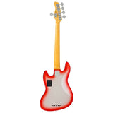 Sire V7+ A5/RDS Marcus Miller 2nd Gen 5-snarige Red Sparkle basgitaar