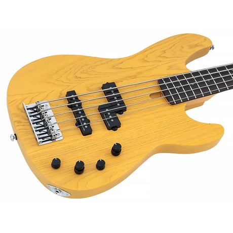 Sire P6 5/BSB Marcus Miller 5-snarige actieve basgitaar Butterscotch Blonde