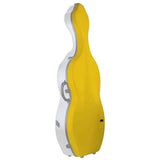 BAM BONB1003XLJW Bonbon cellokoffer 4/4 wit met gele bovenkant 4 kg