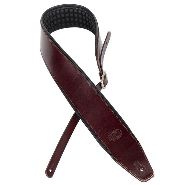 Gaucho GST-810-DBR Ergoline Series gitaarriem donker bruin