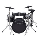 Medeli MZ729 Elektrisch Drumstel Fullsize Mesh Ketels met 20" Kick en Blackwood