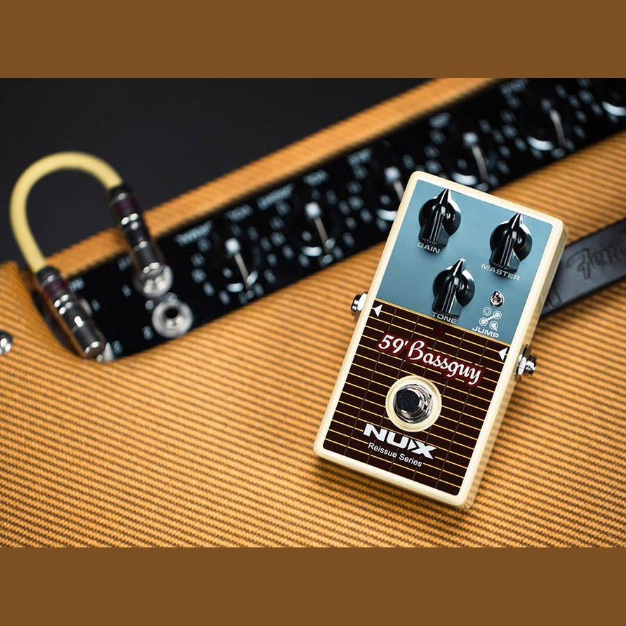 NUX Reissue Series analog overdrive effect pedaal true bypass 59 BASSGUY