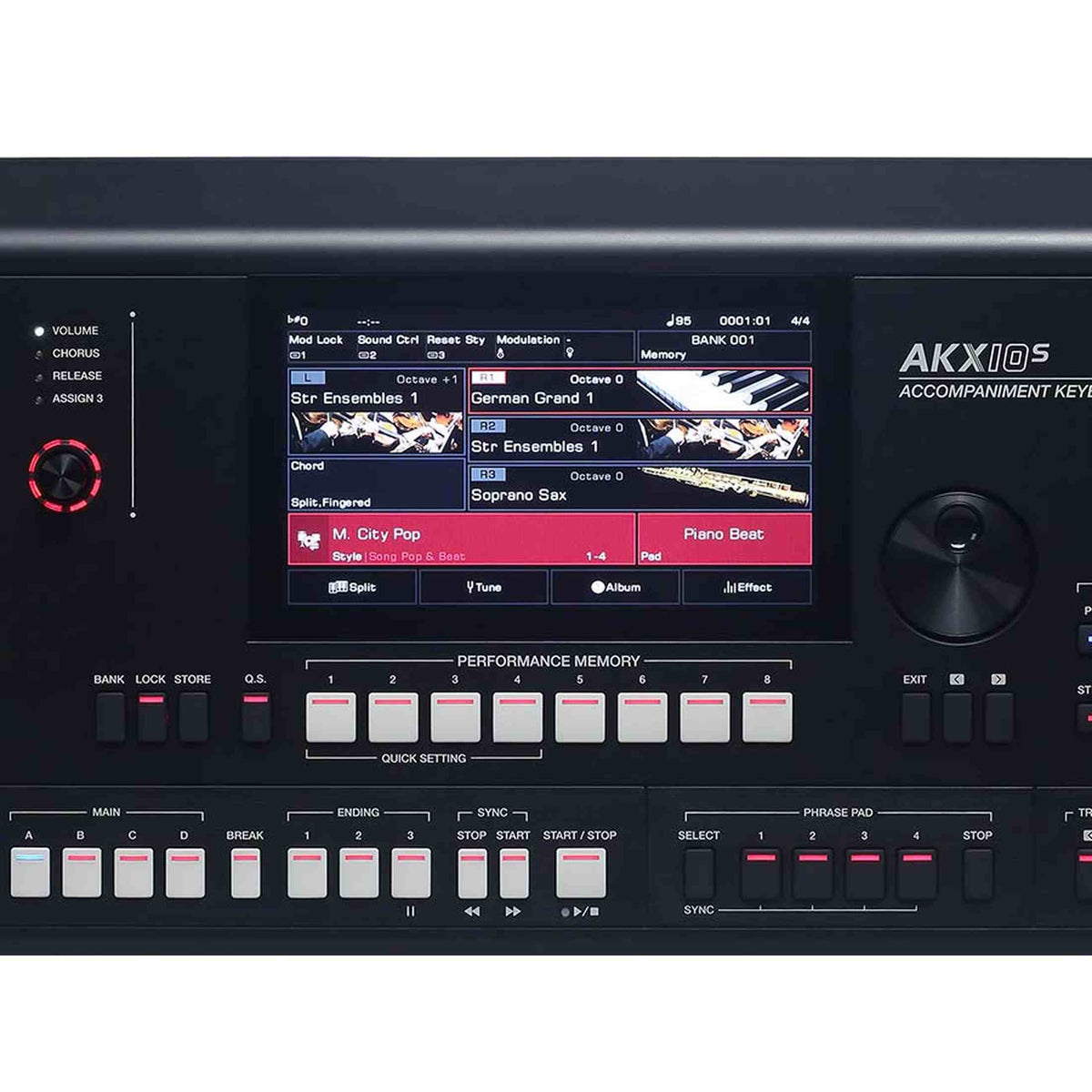 Medeli AKX10S Set – Workstation keyboard met 61 toetsen, 7” touchscreen, 4-way speakers, pedaal, standaard en kruk