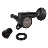 Gotoh GTH13814 SG381 stemmechanieken met 05 knoppen, 6R, zwart