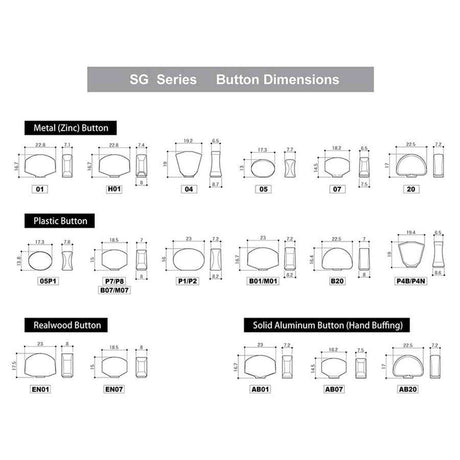 Gotoh GTH13865 SG381 stemmechanieken met AB20 knoppen, 3L3R, goud