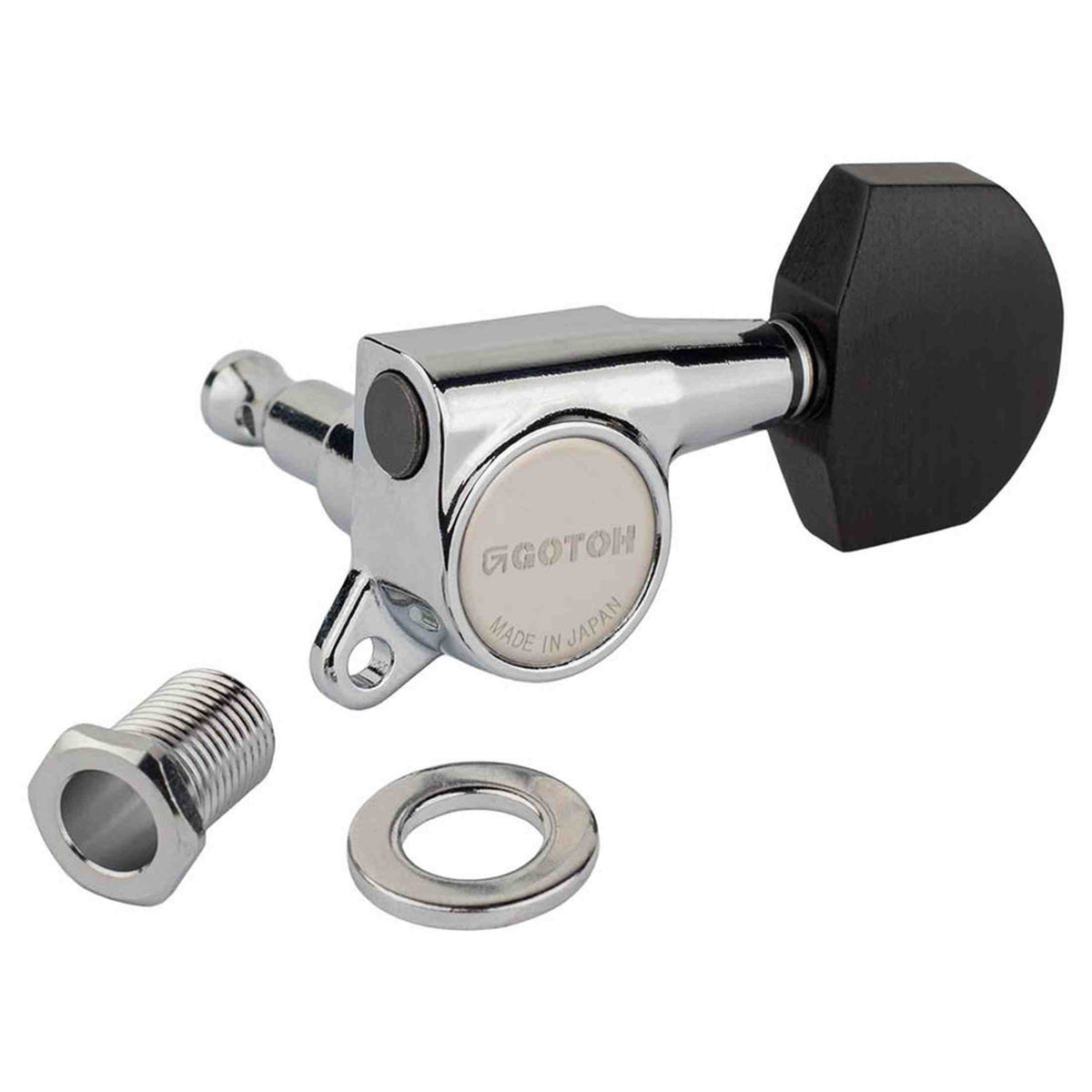 Gotoh GTH14016 SG381 stemmechanieken met Magnum Lock and EN01 knoppen, 3L3R, chroom