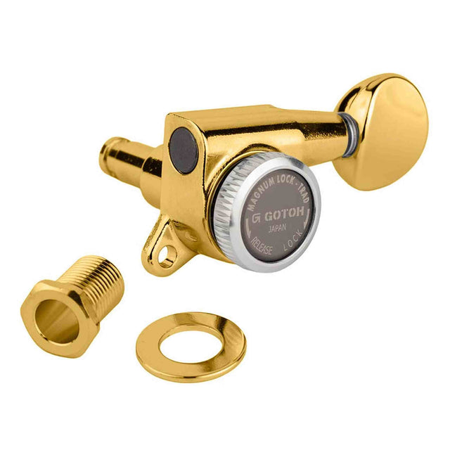Gotoh GTH14073 SG381 stemmechanieken met Magnum Lock Trad and 05 knoppen, 6L, goud