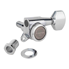 Gotoh GTH14084 SG381 stemmechanieken (posts 3xS 2xL 1xXL) met Magnum Lock Trad and 07 knoppen, 6L, chroom