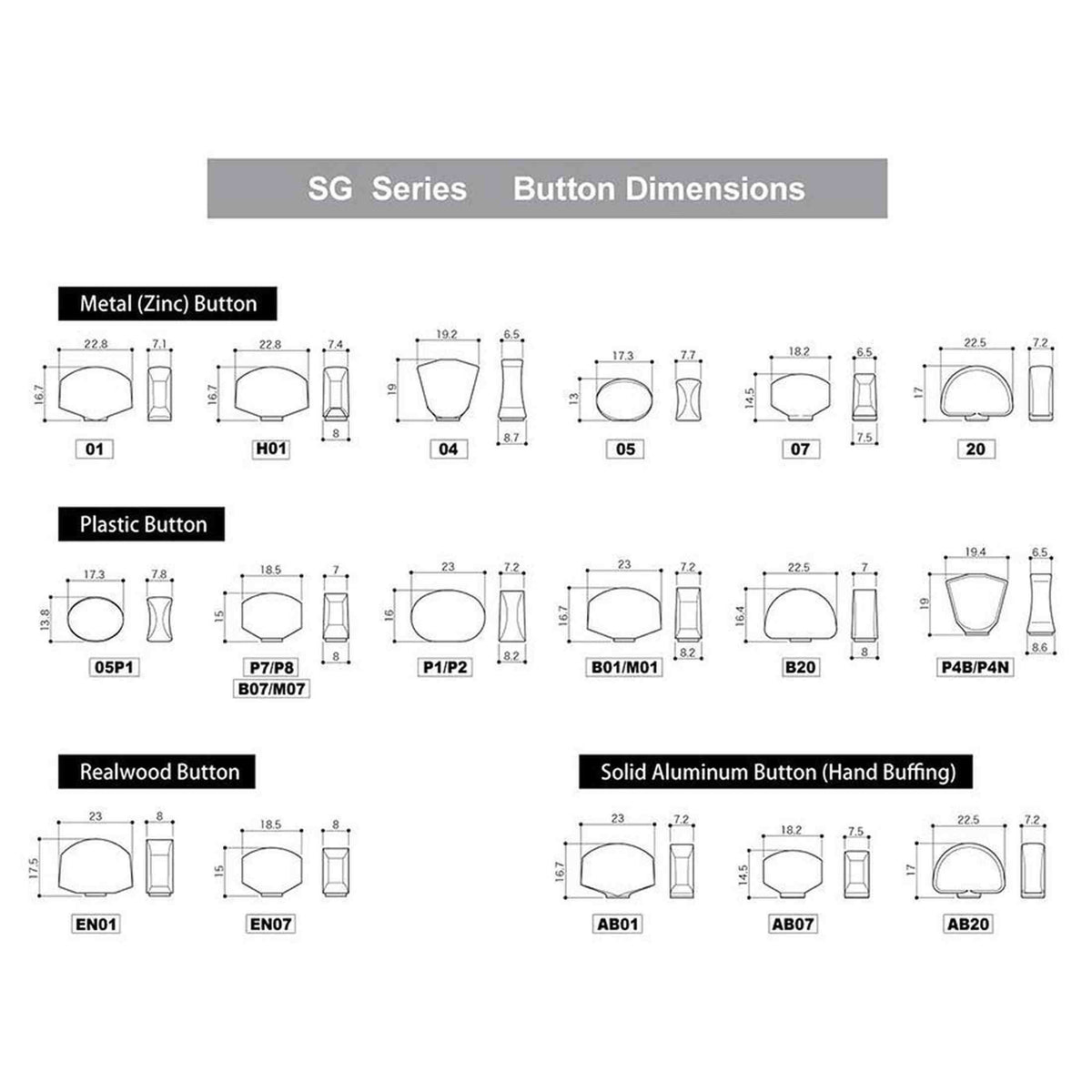 Gotoh GTH14091 SG381 stemmechanieken (posts 6xXL) met Magnum Lock Trad and 07 knoppen, 3L3R, zwart