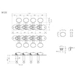 Gotoh GTH15771 M120 A Stemmechanieken voor A-Style Mandoline, Nikkel
